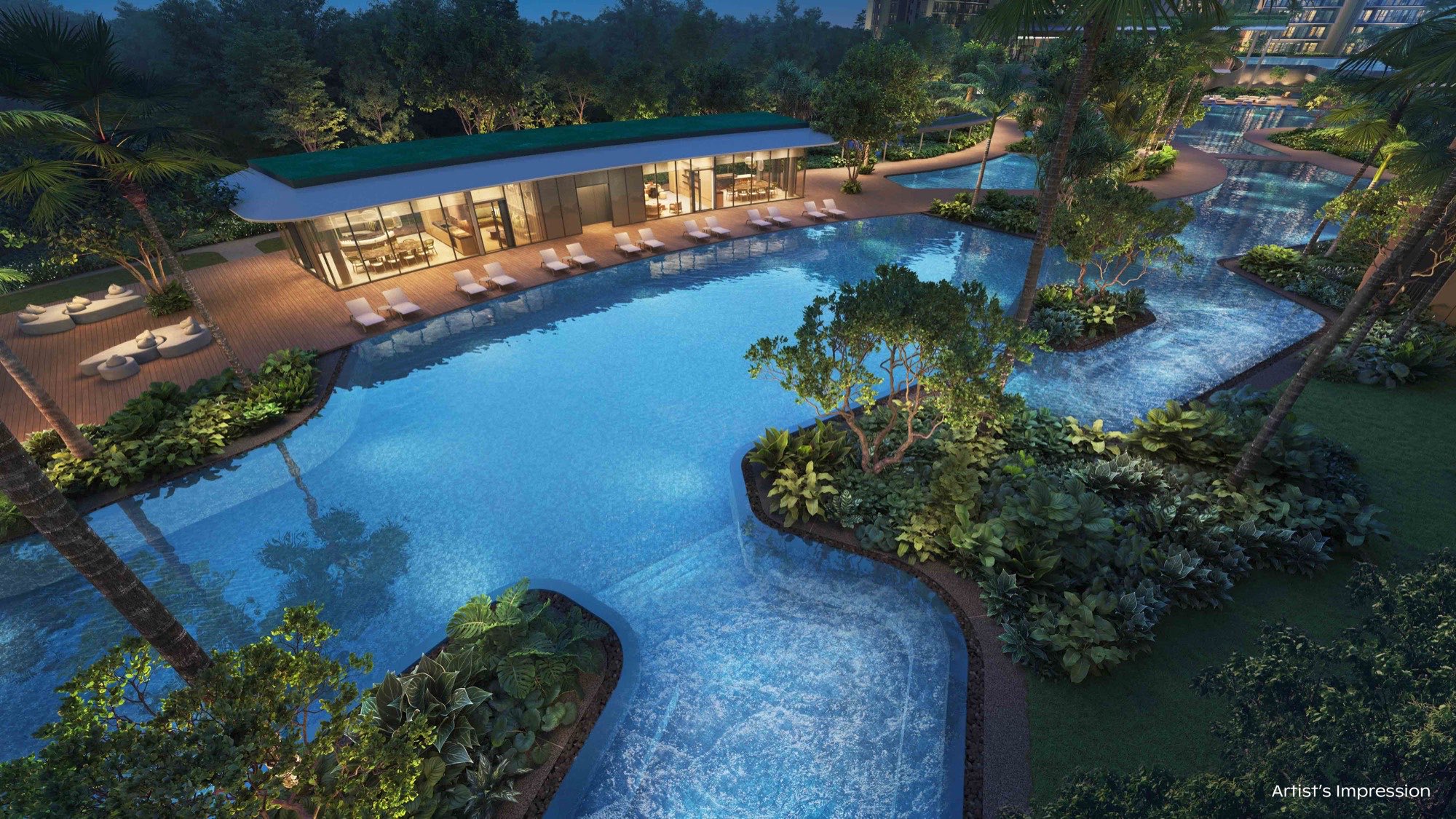 Thomson Reserve — 50m Canopy Lap Pool and Hammock Cove